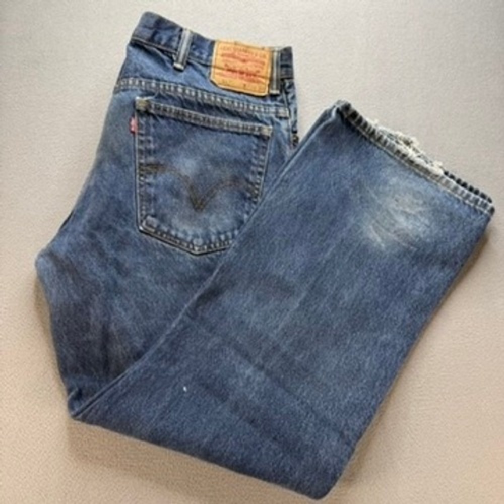 Levis 517 Bootcut Jeans Y2K Mens 40x30 (FIT 37x30) Blue Vintage Denim Relaxed